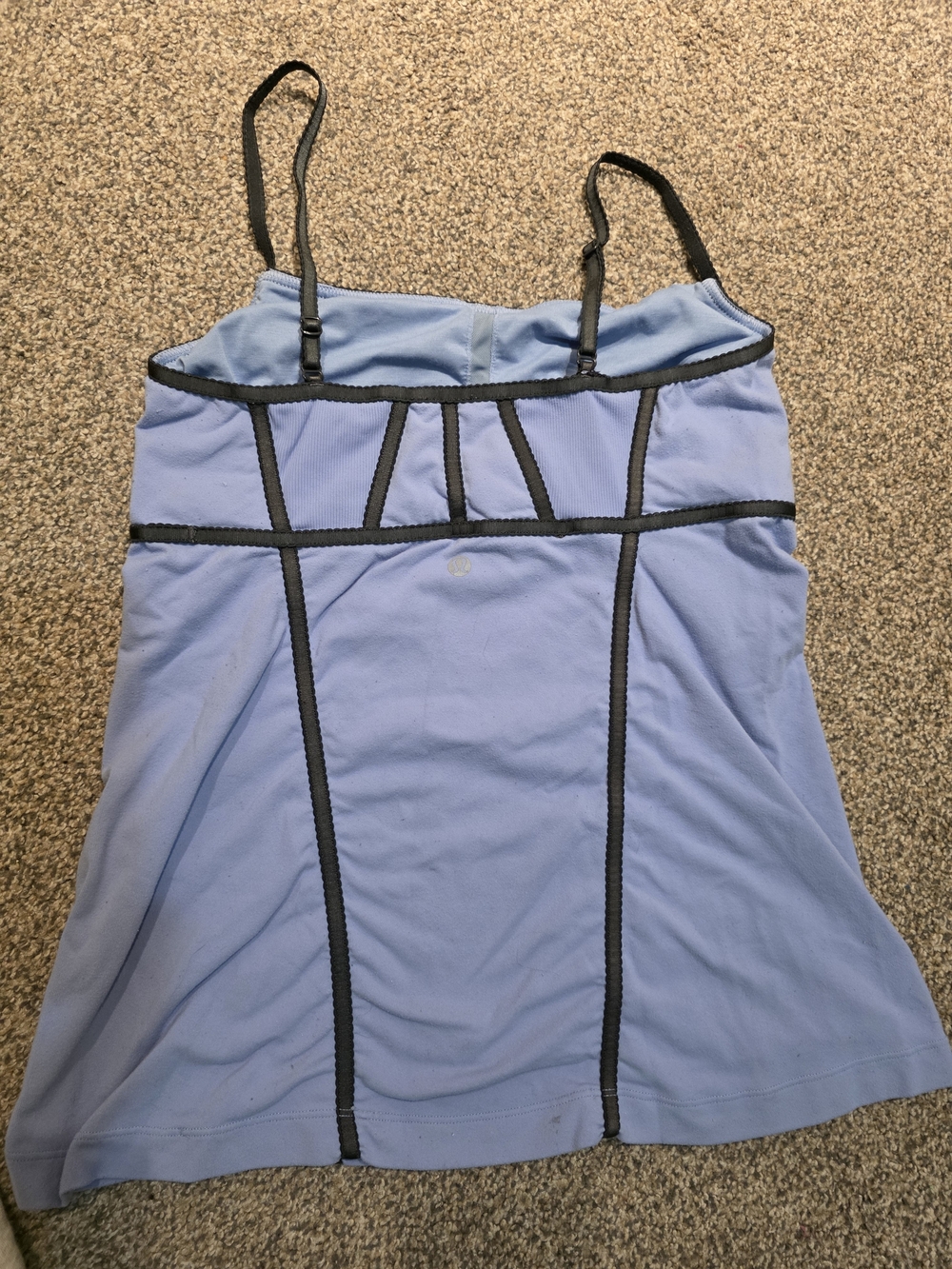 Lululemon Periwinkle Tank with Contrast Trim - Picture 2 of 4